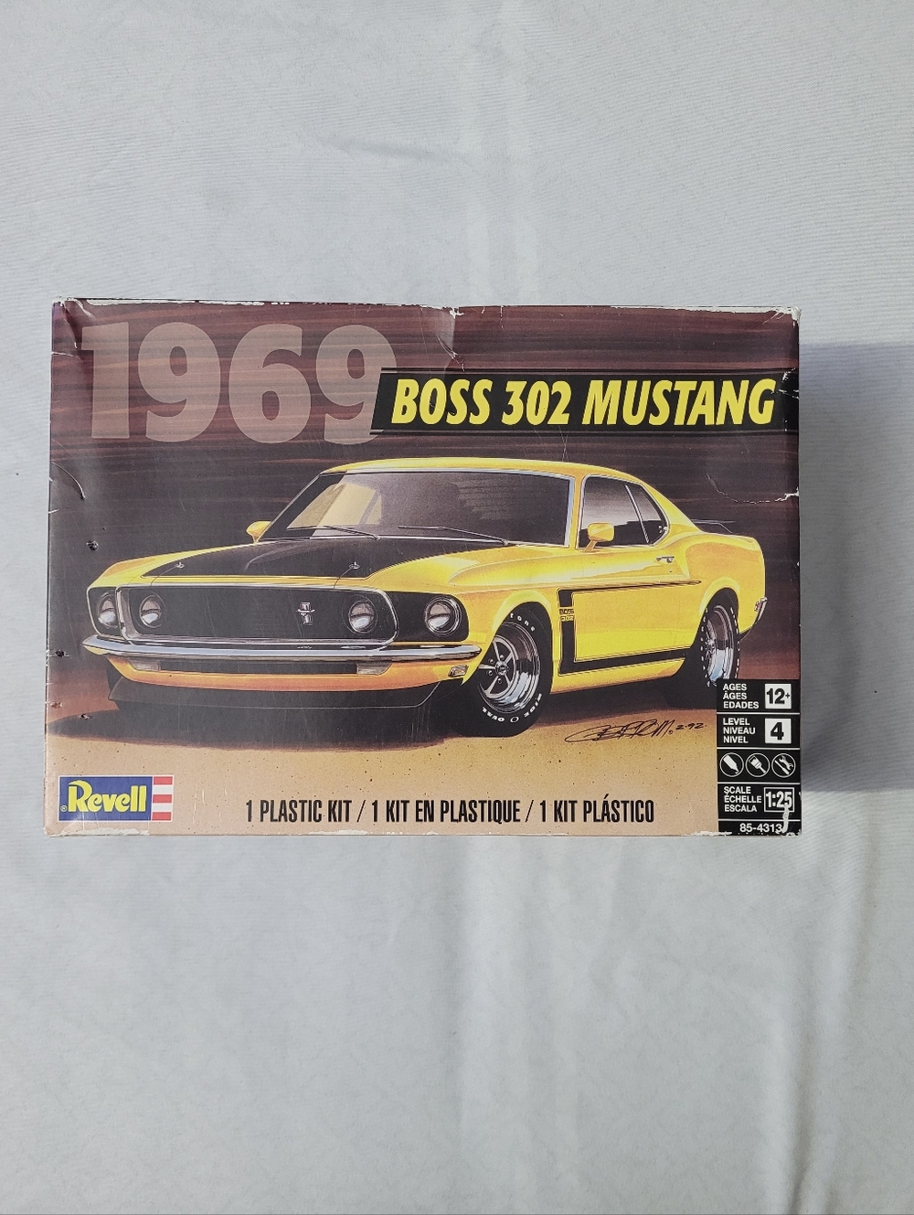Revell 1969 Boss 302 Mustang Plastic Model Kit